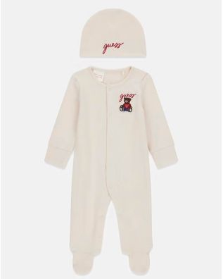 Βρεφικό Set Guess - Set Hat + Overall