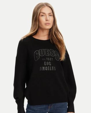Γυναικεία Μακρυμάνικη Μπλούζα Guess - Ls Cn Leighton Logo
