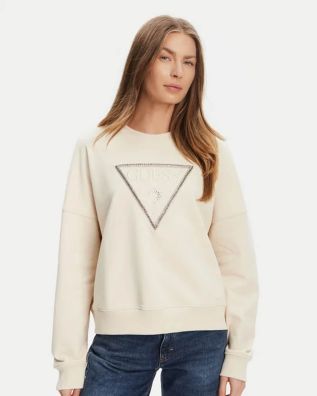 Γυναικεία Μακρυμάνικη Μπλούζα Φουτερ Guess - Cn Rachele Triangle