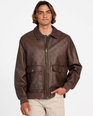 Ανδρικό Μπουφάν  Guess - Monogram Aviator