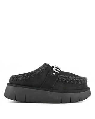 Γυναικεία Flats Clogs MOU - Bounce Suede  Letter Logo