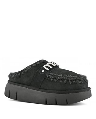 Γυναικεία Flats Clogs MOU - Bounce Suede  Letter Logo