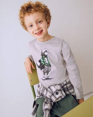 Παιδική Μακρυμάνικη Μπλούζα Mayoral - "wolf"