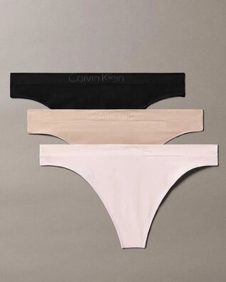 Set Γυναικεία Εσώρουχα Calvin Klein 3 Τεμάχια - Thong