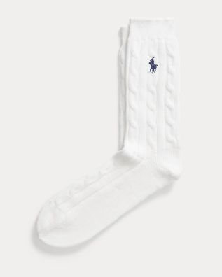 Γυναικείες Κάλτσες Polo Ralph Lauren - True Cable-Crew Sock-Single