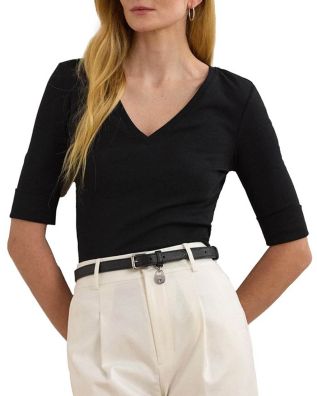 Ralph Lauren - V Judy-Elbow Sleeve-Knit