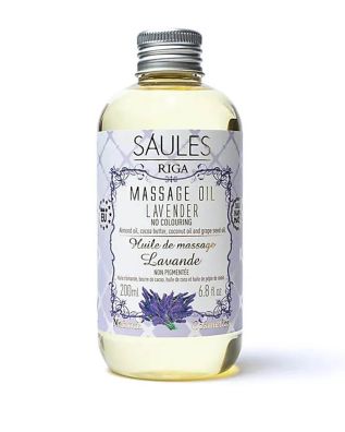 Saules Riga - Natural massage oil lavender