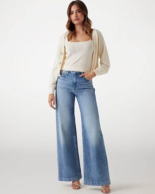 Γυναικεία Μακρυμάνικη Ζακέτα Guess - Ls Vn Lyla Cardi Swtr