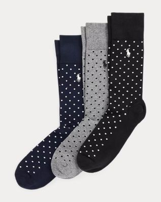 Ανδρικές Κάλτσες Polo Ralph Lauren - Dot Slack-Crew Sock-3 Pack