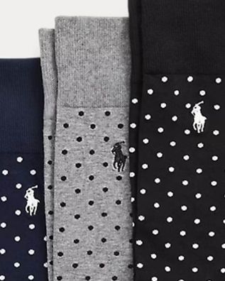 Ανδρικές Κάλτσες Polo Ralph Lauren - Dot Slack-Crew Sock-3 Pack