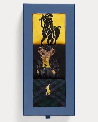 Γυναικείες Κάλτσες Polo Ralph Lauren - Hold Br Gtbx-Crew Sock-3 Pack