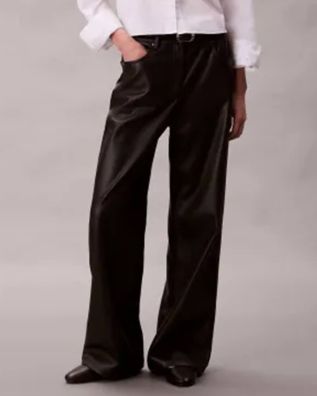 Γυναικείο Παντελόνι Calvin Klein - Faux Leather 5Pkt