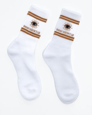 Γυναικείες Κάλτσες Peace And Chaos - 3Rd Eye White