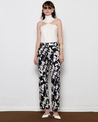 Mallory The label - Buckle up Denim Western With Cow On The Knee  