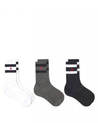 Ανδρικές Κάλτσες Polo Ralph Lauren - Class Stripe-Crew-3 Pack