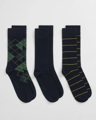 Ανδρικές Κάλτσες Gant 3 Ζευγάρια - 0334