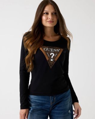 Guess - Ls Cn Leo Triangle Tee
