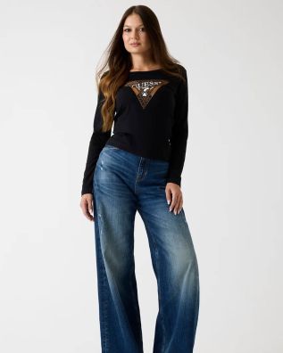 Guess - Ls Cn Leo Triangle Tee