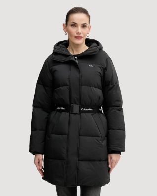 Calvin Klein - Belted Midweight Long Puffer  