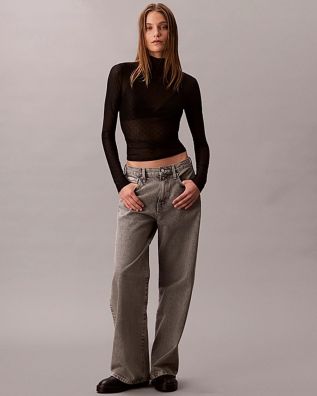 Γυναικείο Τζιν Παντελόνι Calvin Klein - The Wide Leg Sterling