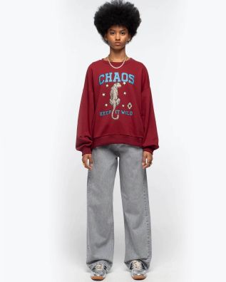 Γυναικεία Μπλούζα Φούτερ Peace And Chaos - Tigris