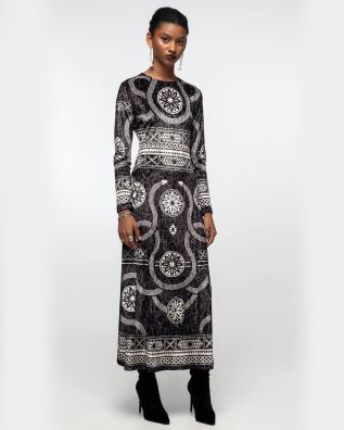 Peace And Chaos - Philosophy Long Dress