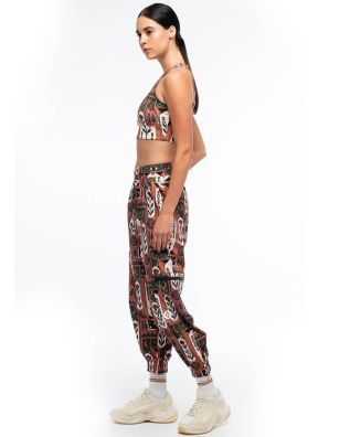 Peace And Chaos - Mystic Bloom Sports Top