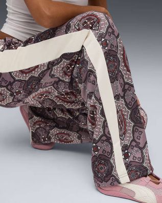 Γυναικείο Παντελόνι Puma - T7  Vintage Prep Aop Straight Track