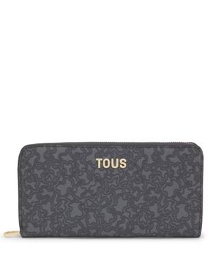 Tous - Billetera M. Kaos Mini Lines Gris Oscuro