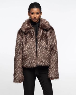 Peace And Chaos - Lavish Eco Fur Coat