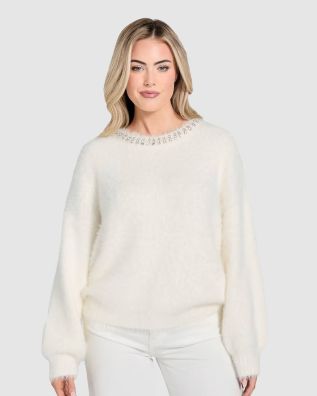 Guess - Ls Cn Arisa Rhinestone Swtr