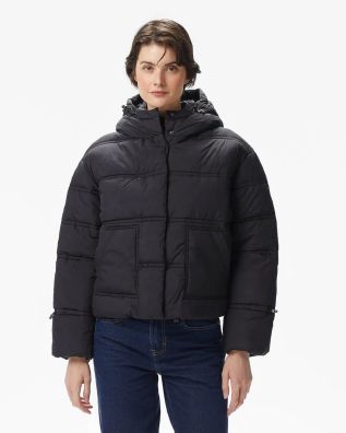 Guess - New Daisy Crop Logo Puffer