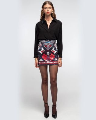 Peace And Chaos - Legacy Mini Skirt