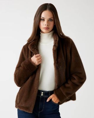 Guess - Luna Faux Fur Jacket