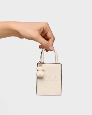 Tous - Llavero Mini Bolso Pop Beige