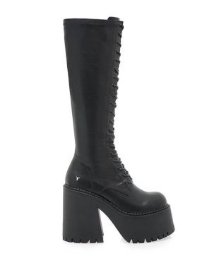 Γυναικείες Μπότες με Κορδόνια και Τρακτερωτή Σόλα Windsor Smith - Deja