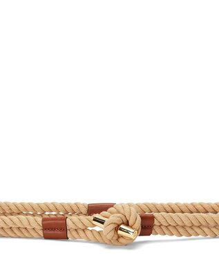 Ralph Lauren - Γυναικεία Ζώνη Rope Cord/Ntrl Smth-Rope Toggle-Blt-Sny