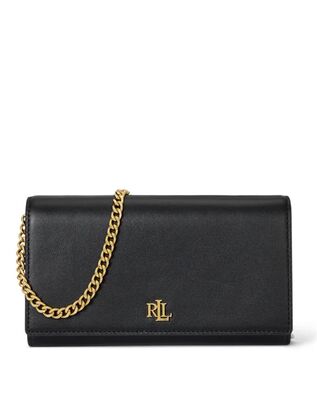 Ralph Lauren - Natural Smth Leathr-Adair Ii-Woc-Lrg Wallet On A Chain
