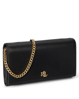 Ralph Lauren - Natural Smth Leathr-Adair Ii-Woc-Lrg Wallet On A Chain