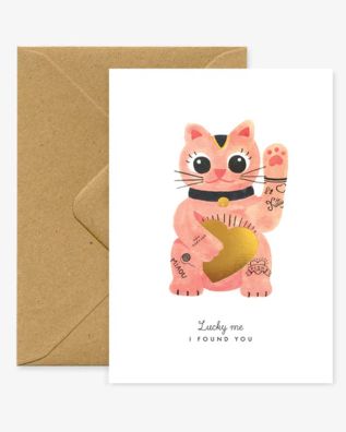 Atws – Ευχετήρια Κάρτα Lucky Cat, Μέγεθος 6