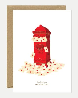 Atws - Greeting Cards Gold Love Mails