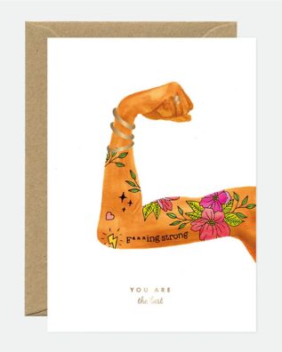 Atws - Gold You Are The Best Women Greeting Card