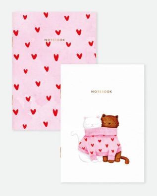 Atws - Duo Together Cats - Pocket Notebook A6 Duo