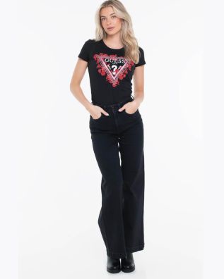 Guess - Ss Cn Flowers Triangle Tee