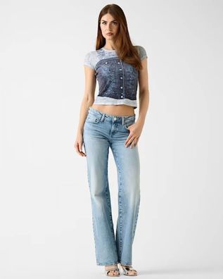 Guess - Ss Denim Bustier R5 Sub Tee
