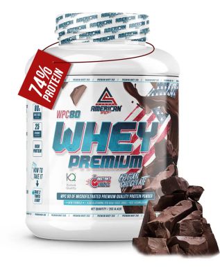 American Supplements - Premium Whey Protein Chocolate WPC80 2kg