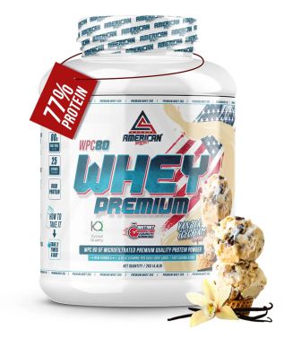 American Supplements - Premium Whey Protein Vanilla WPC80 2kg