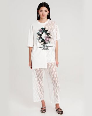 Peace And Chaos - Naturalistic T-Shirt - Cotton &amp; Lace