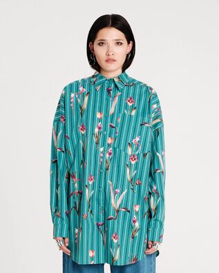 Peace And Chaos - Γυναικείο Πουκάμισο Orchid