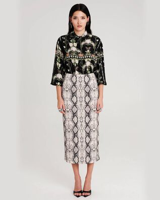 Peace And Chaos - Γυναικεία Φούστα Serpentine Midi